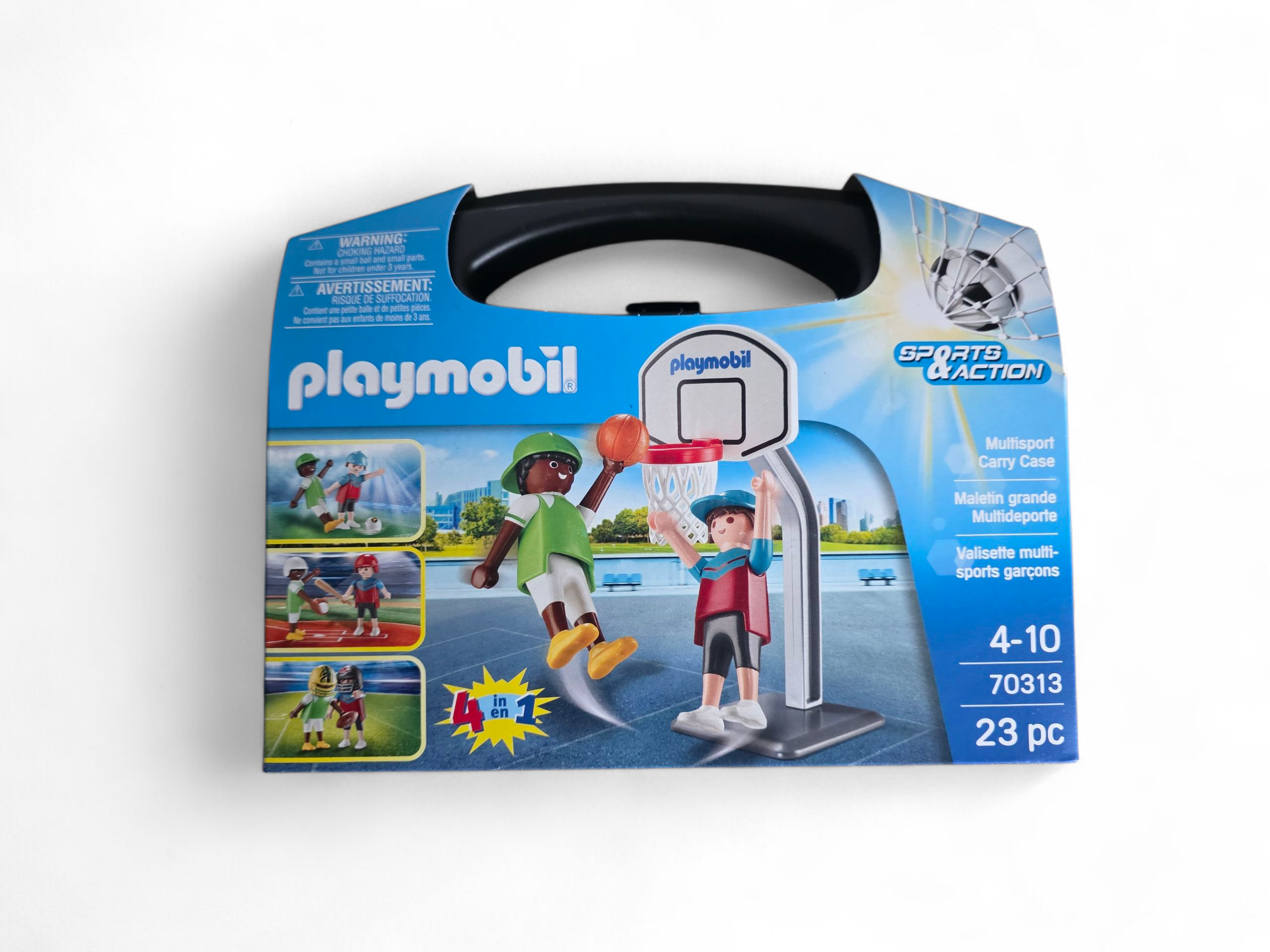 Playmobil sport&action valise multisports 4 en 1   X4  pièces 8,57€ l 'unité