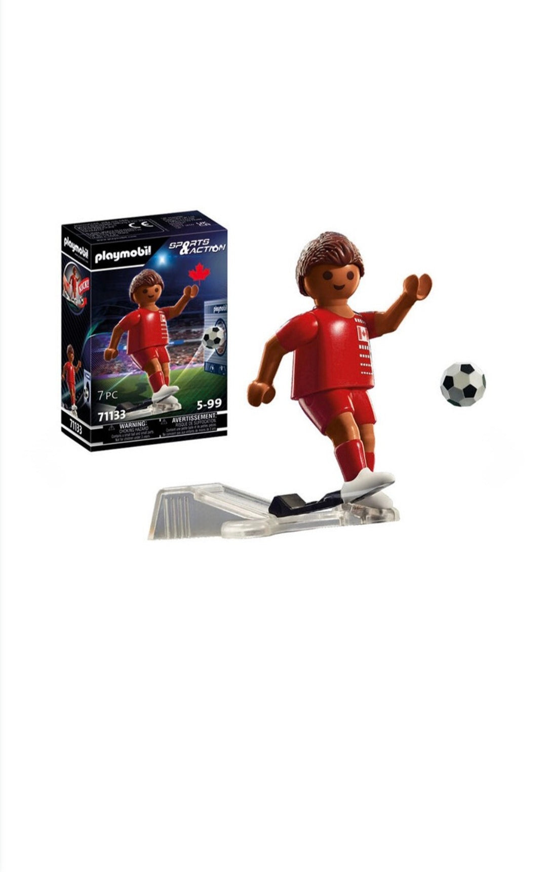 Playmobil sport & action joueur de football Canadien X6 pièces 1,68€ l'unité