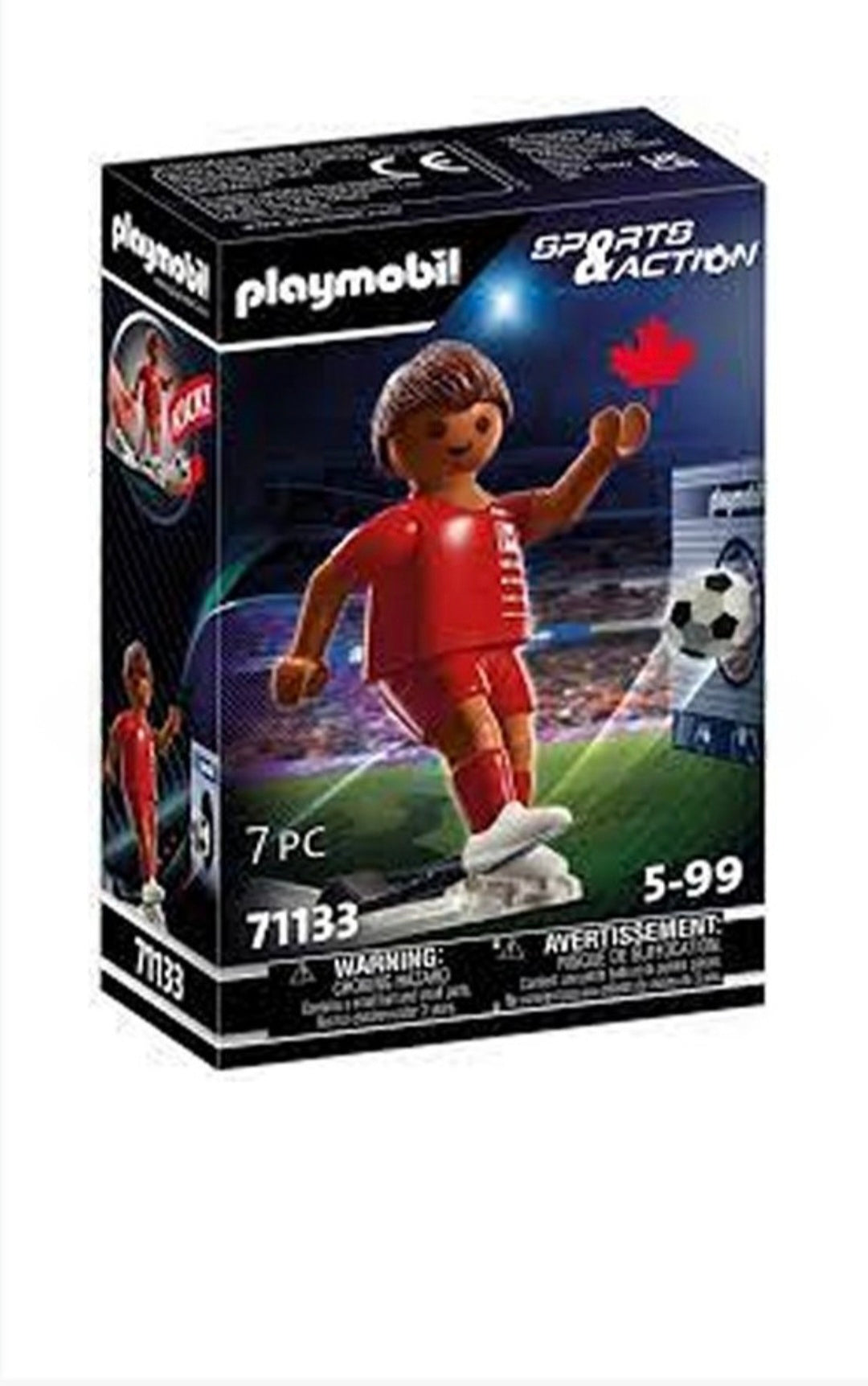 Playmobil sport & action joueur de football Canadien X6 pièces 1,68€ l'unité