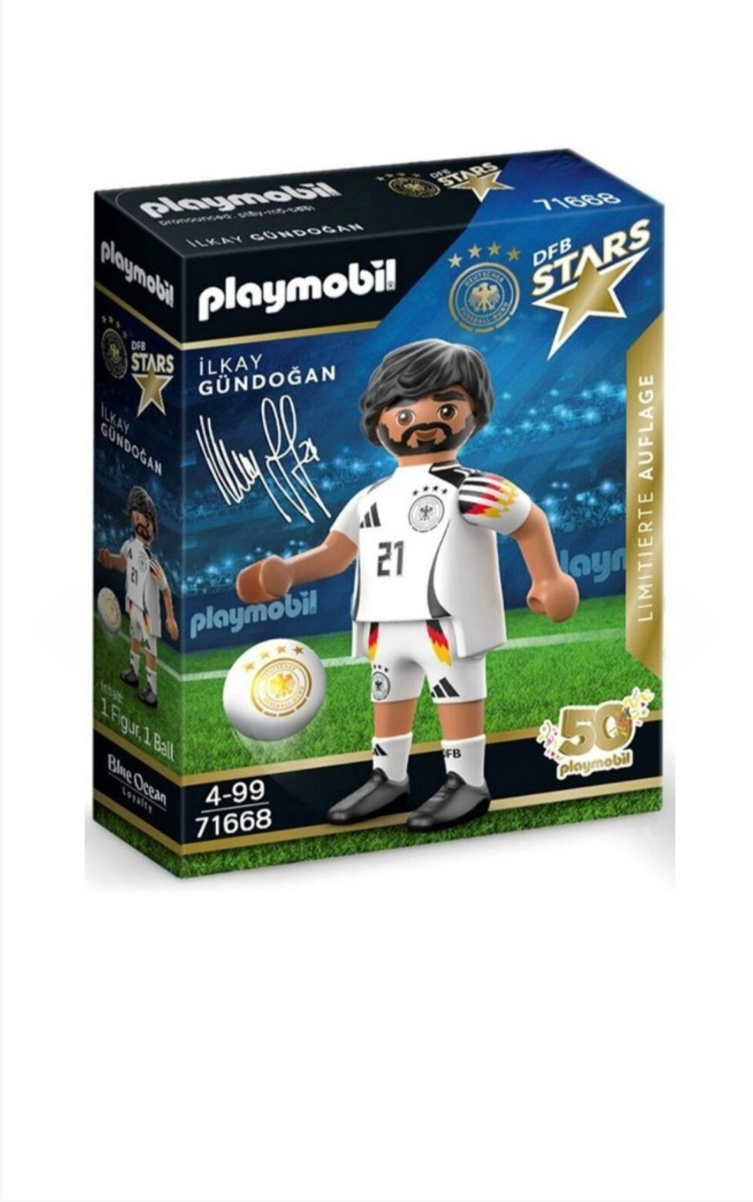 Playmobil joueur de foot DFB ILKAY GUNDOGAN édition limité  X8 pièces 1,662€ l'unité
