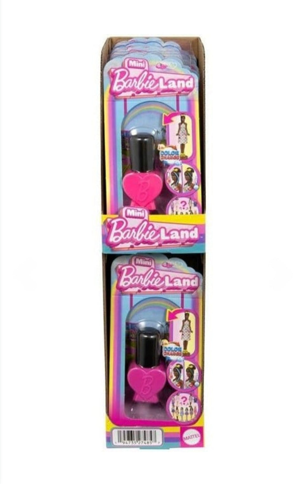 mini poupée Barbie land fashionnistas poupée dans flacon de vernis à ongles X10 pièces 1,173€ l'unité