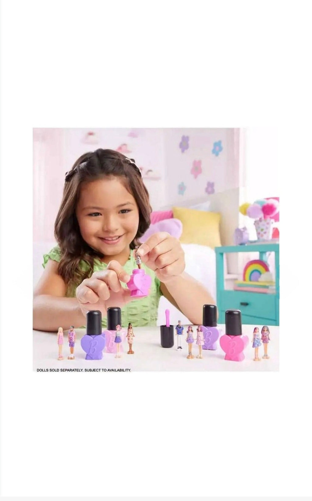 mini poupée Barbie land fashionnistas poupée dans flacon de vernis à ongles X10 pièces 1,173€ l'unité