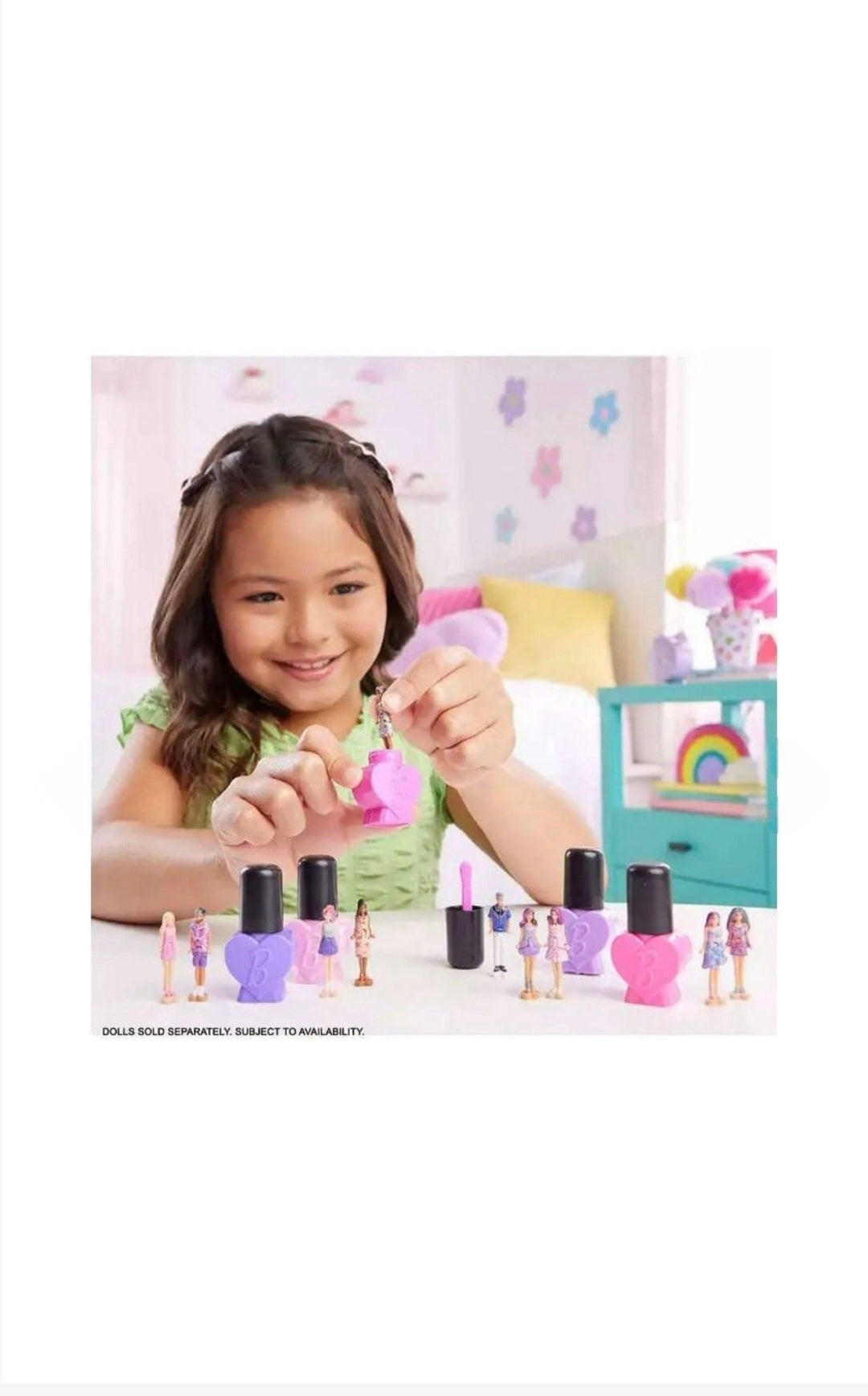 mini poupée Barbie land fashionnistas poupée dans flacon de vernis à ongles X10 pièces 1,173€ l'unité
