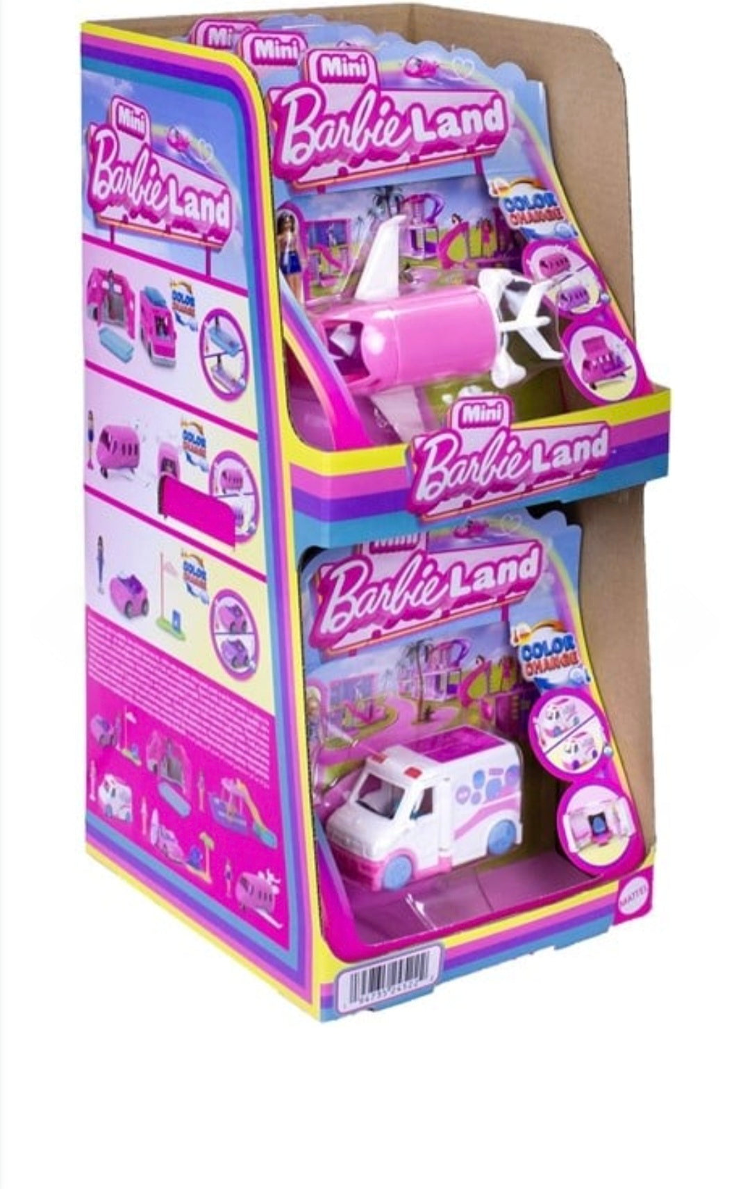 !!!RUPTURE DE STOCK !!! mini poupée barbie land playset véhicule avec présentoir X6 pièces 2,125€ l'unité