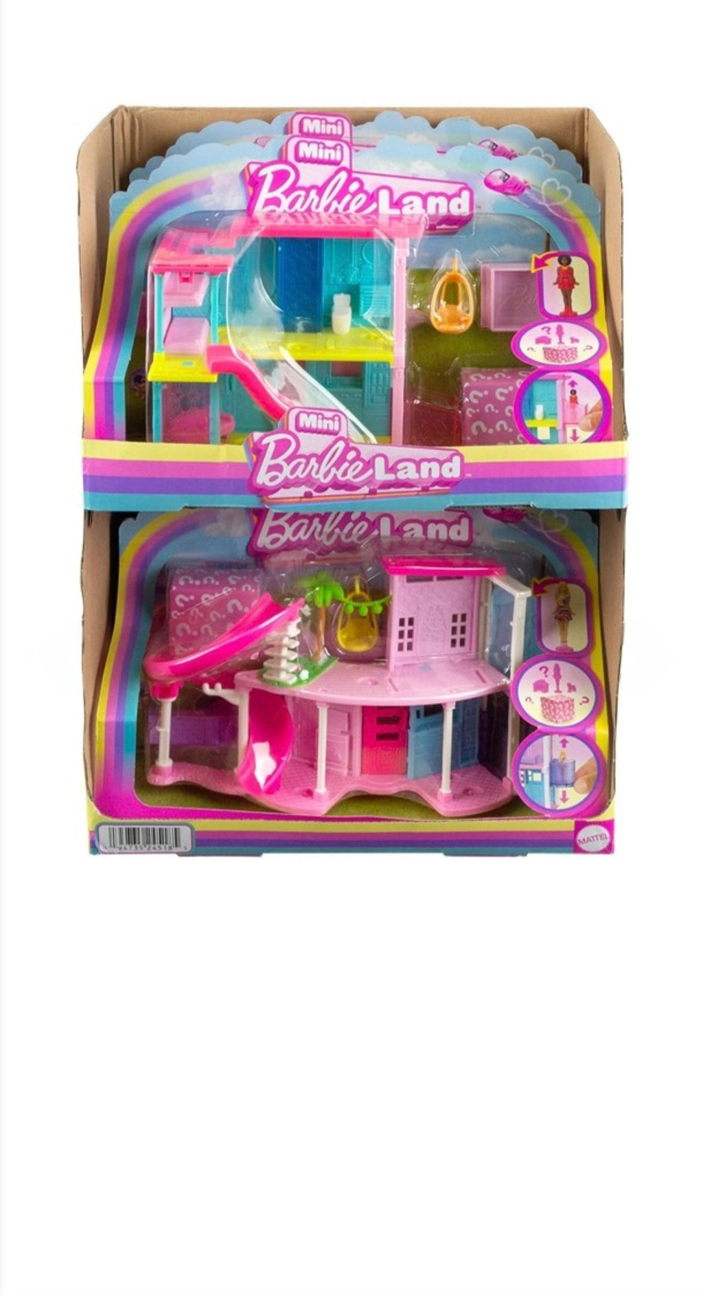 mini poupée Barbie land playset  avec poupée et accessoires X4 pièces 3,15€ l'unité